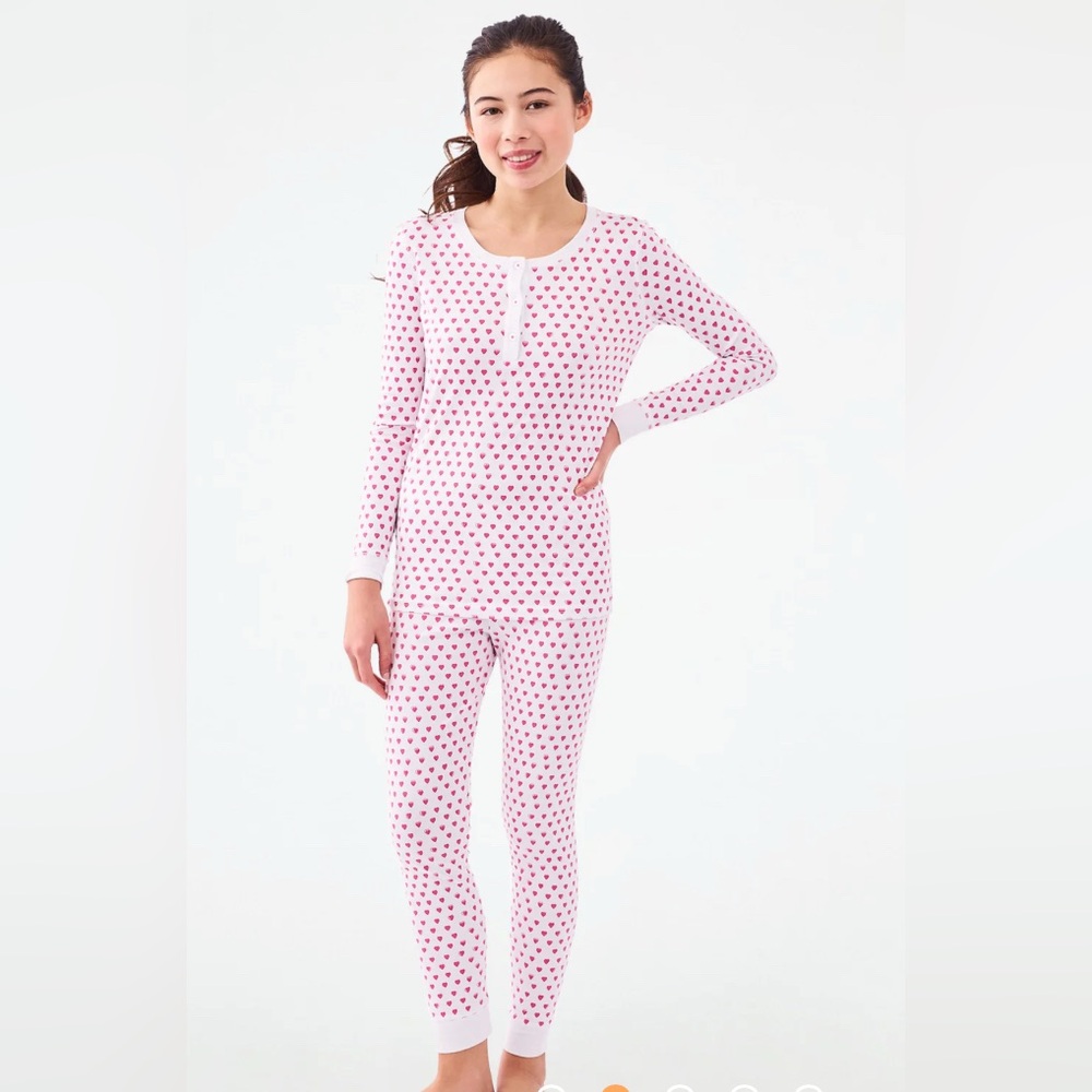 Roller Rabbit Pink Heart Kids Pajama Set